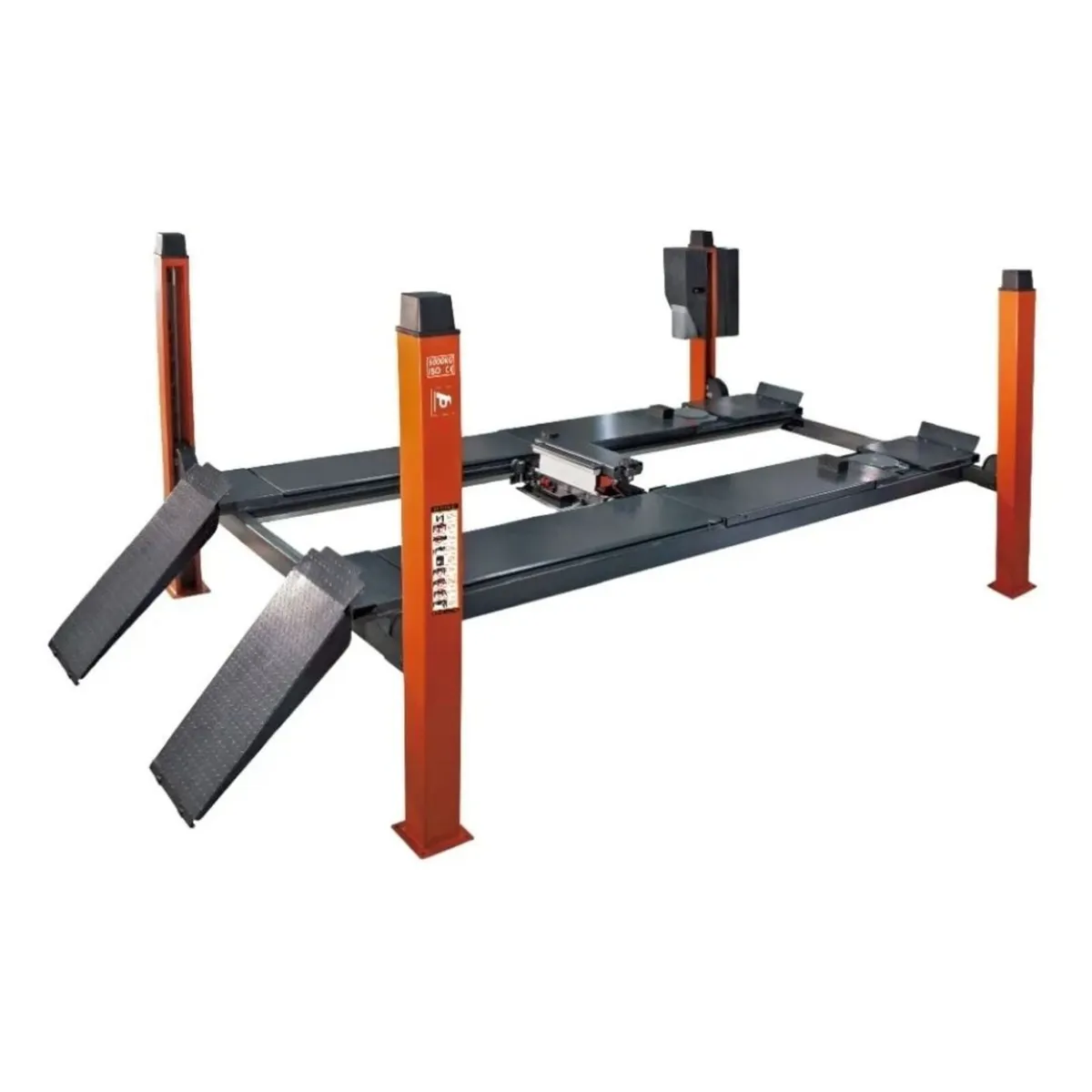 4 post 6.5 Ton 6 Mtr Car Lift C/W Wheel Alignment - Image 1