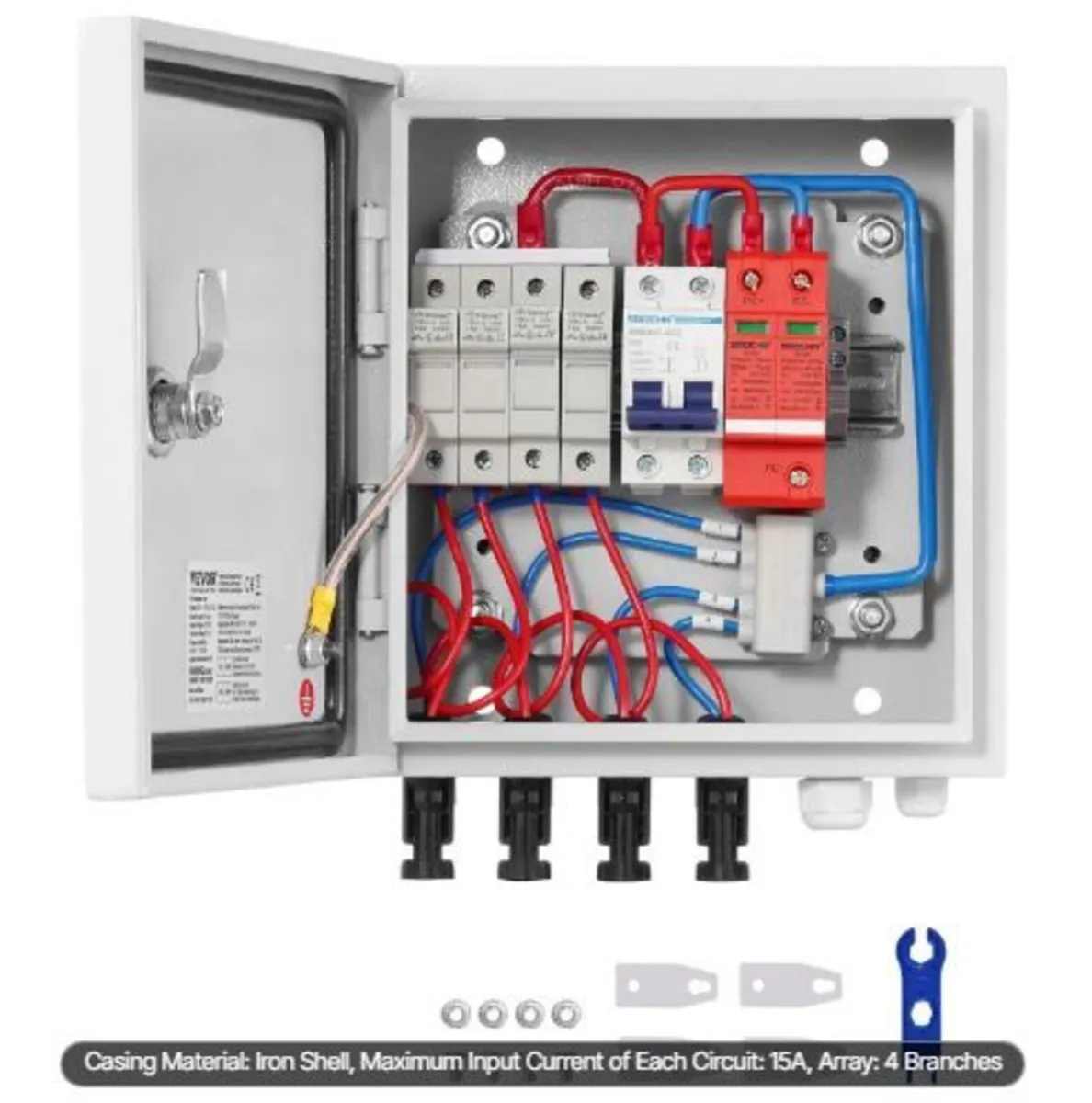 PV Combiner Box, 4 String, Solar Combiner - Image 4