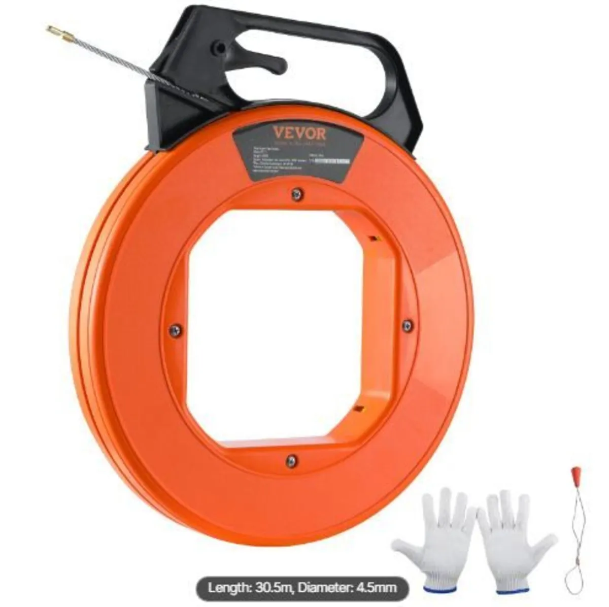 Fish Tape, 30.5m, 4.8mm, Fiberglass Wire Puller - Image 3