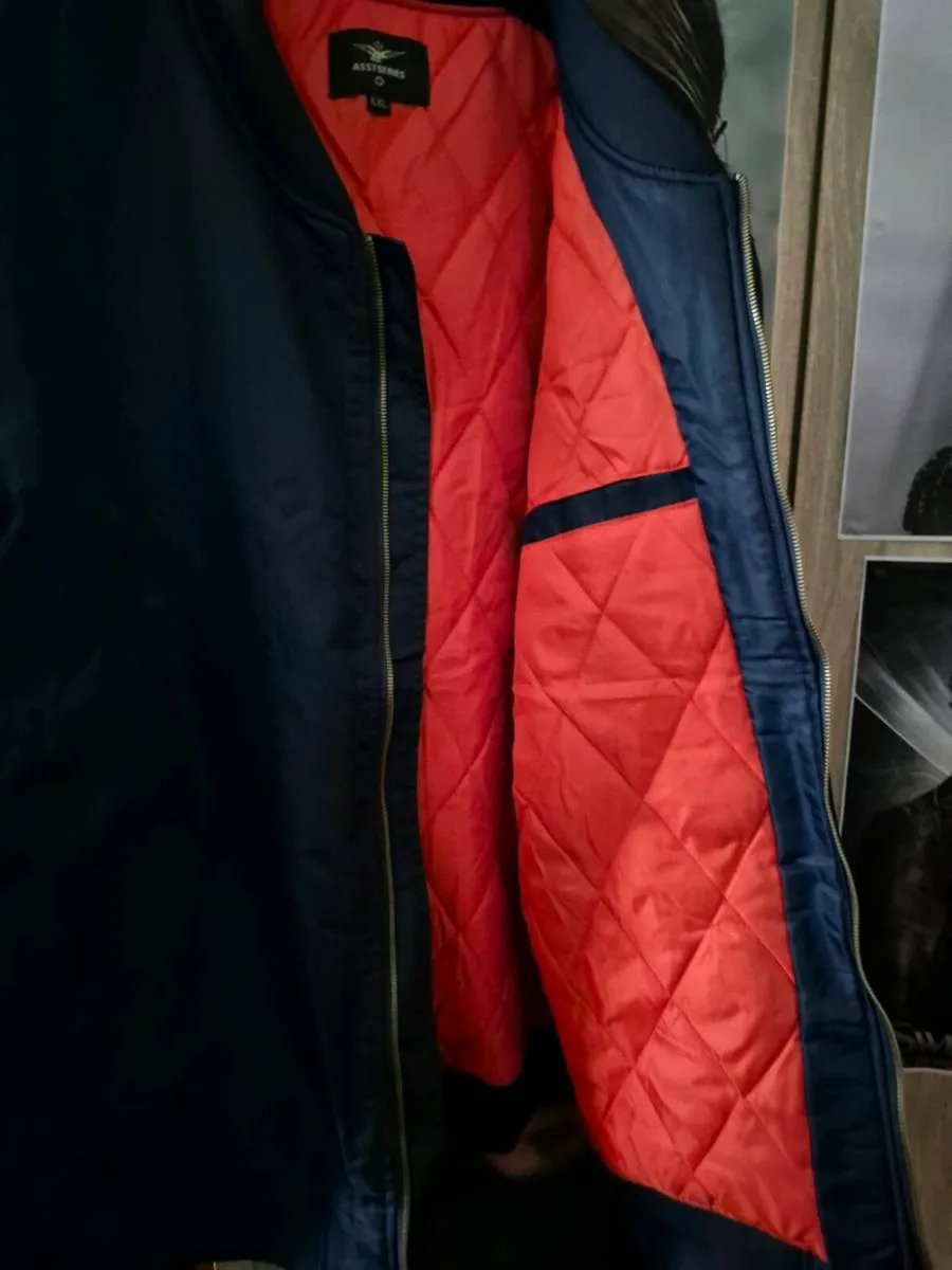 NEW NAVY BOMBER JACKET - Image 2
