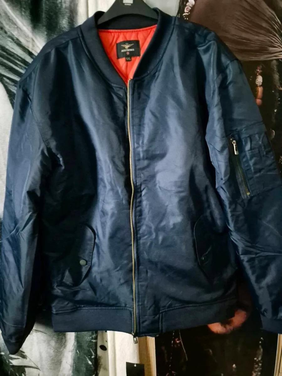 NEW NAVY BOMBER JACKET - Image 4