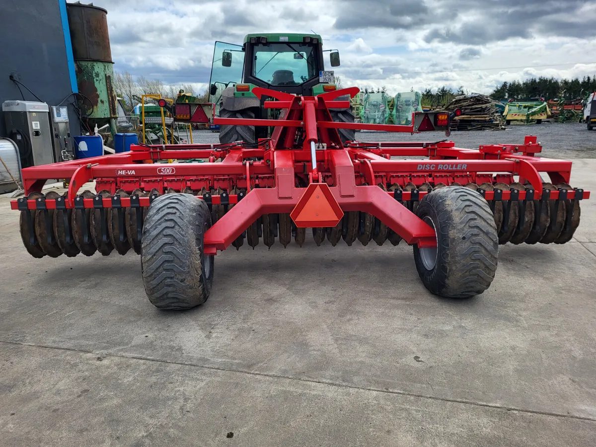 HeVa 5 Meter Trailed Disc Harrow with levellers - Image 2