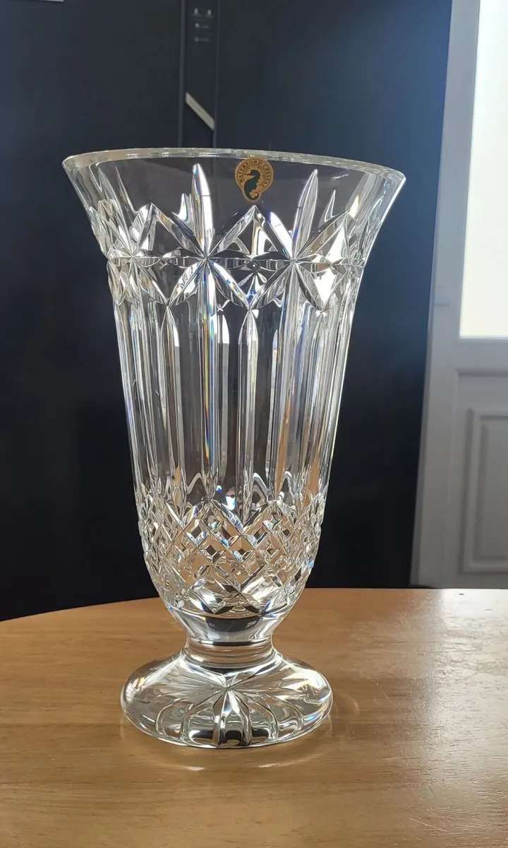 Waterford Crystal Vase Large 12 inches Height - Image 1