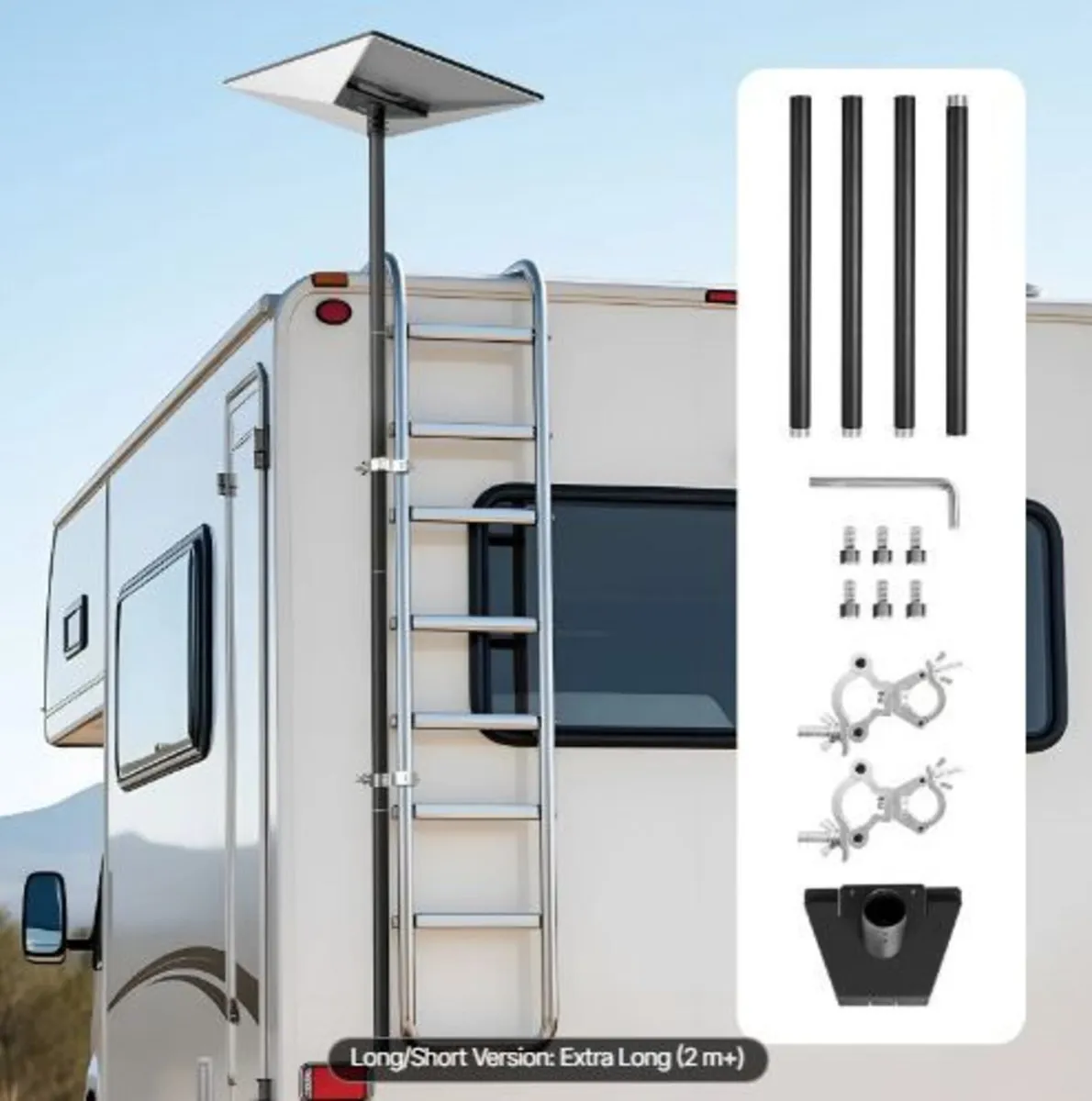 Starlink RV Ladder Mount, 360°Adjustable - Image 1