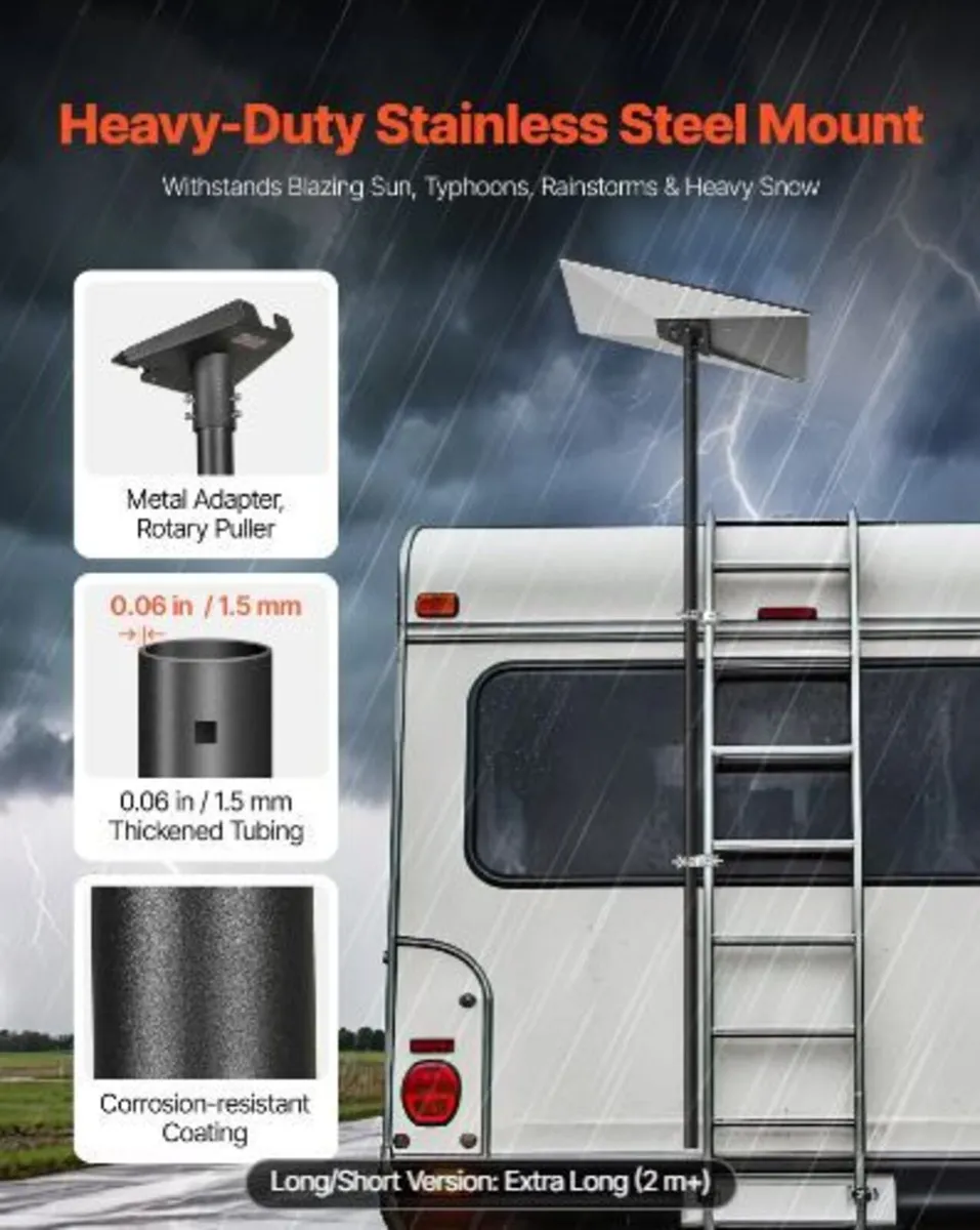Starlink RV Ladder Mount, 360°Adjustable - Image 2