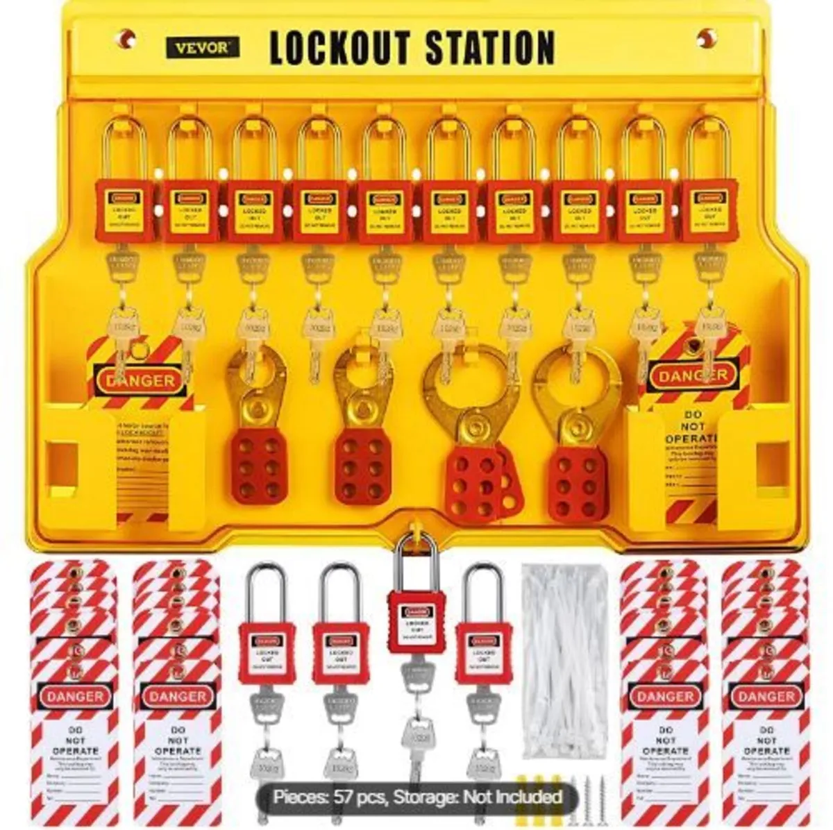 58 PCS Lockout Tagout Kits, Electrical Safety - Image 4