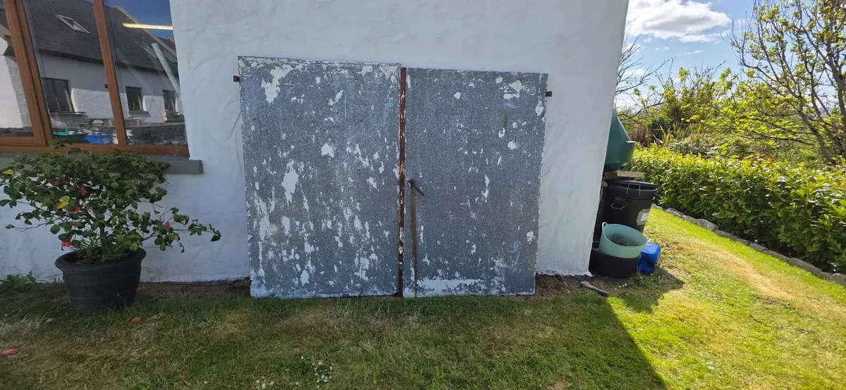 Steel shed doors - Image 1