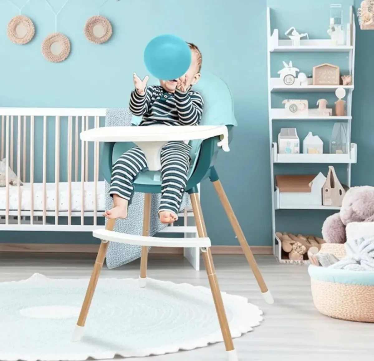High Chair for Babies and Toddlers Seat 2-in-1 - Image 2