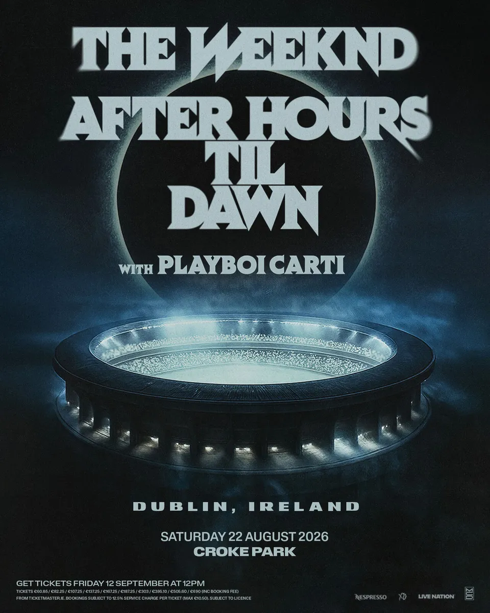 2x The Weeknd – Croke Park Dublin – UPP718 Row K
S