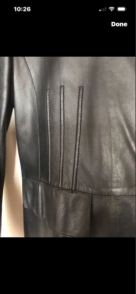 Ladies Leather Coat - Image 3