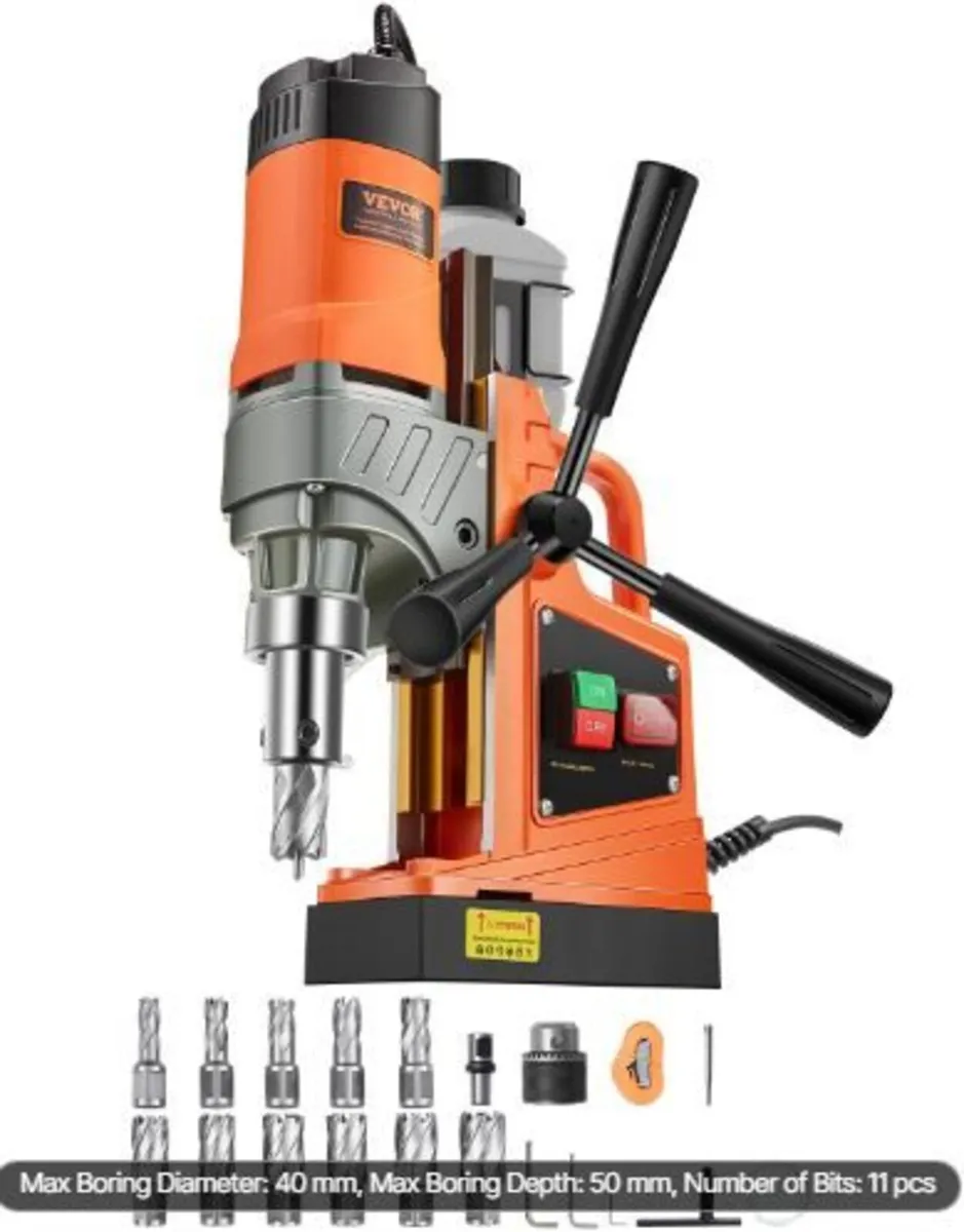 Magnetic Drill, 1450W Motor 1.6 in Boring Diameter - Image 4