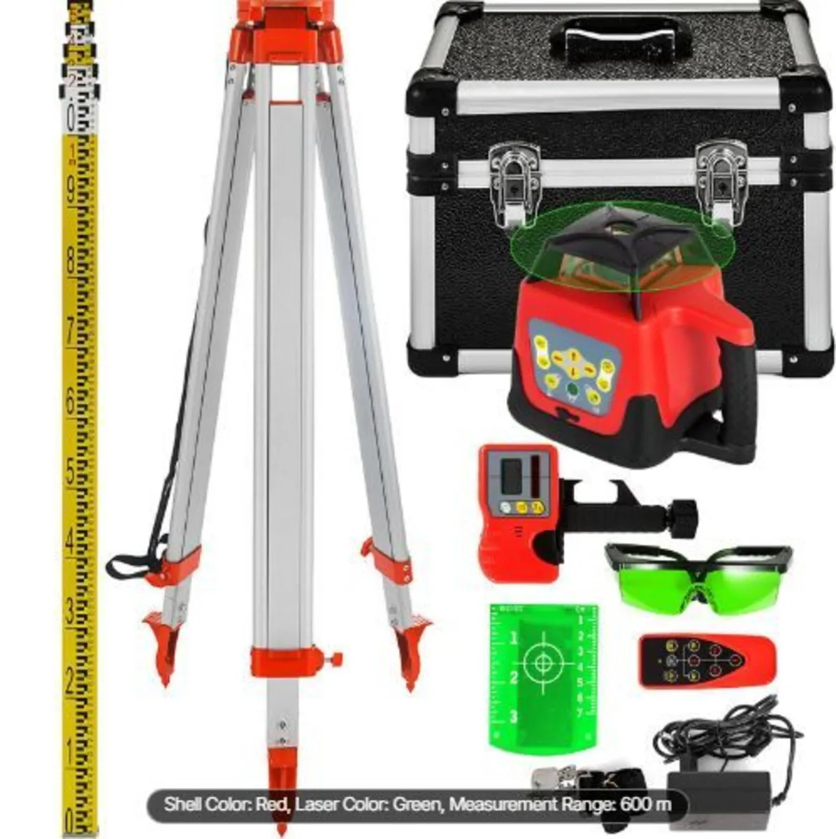 Green Rotary Laser Level Kit with Adjustable - Image 3