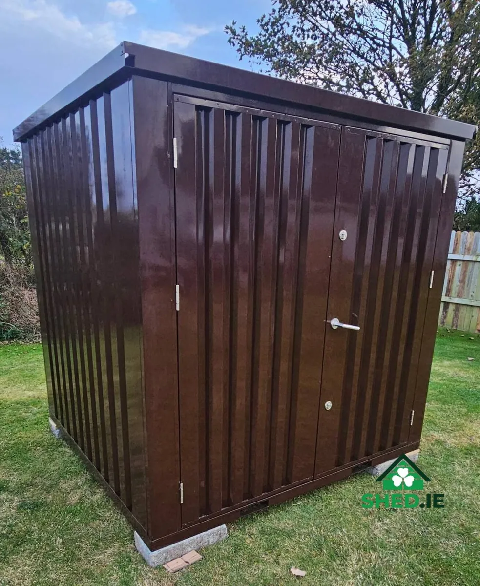 2m × 2m (6.6ft × 6.6ft) CUBE Heavy Duty Steel Shed - Image 3