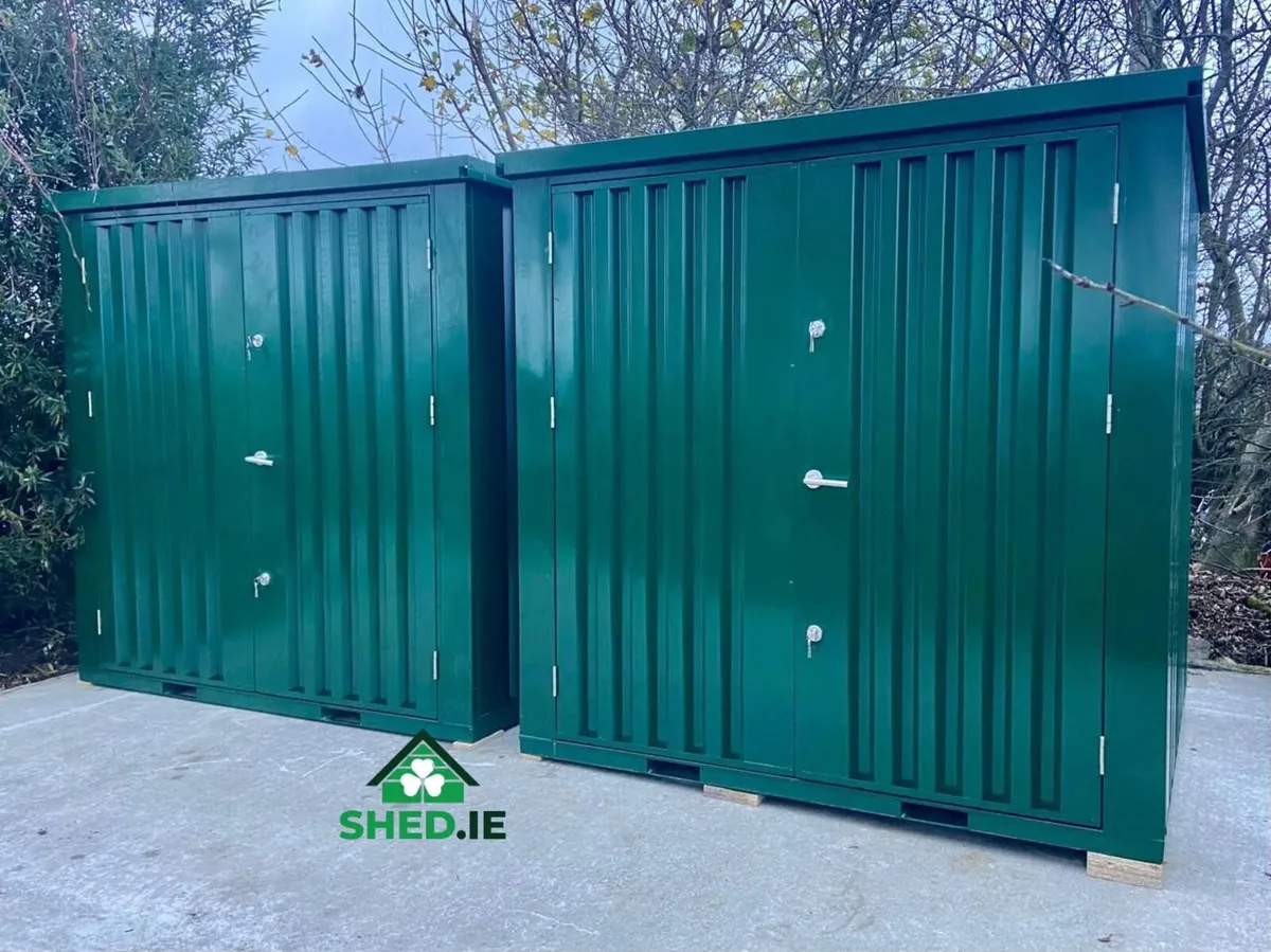 2m × 2m (6.6ft × 6.6ft) CUBE Heavy Duty Steel Shed - Image 4