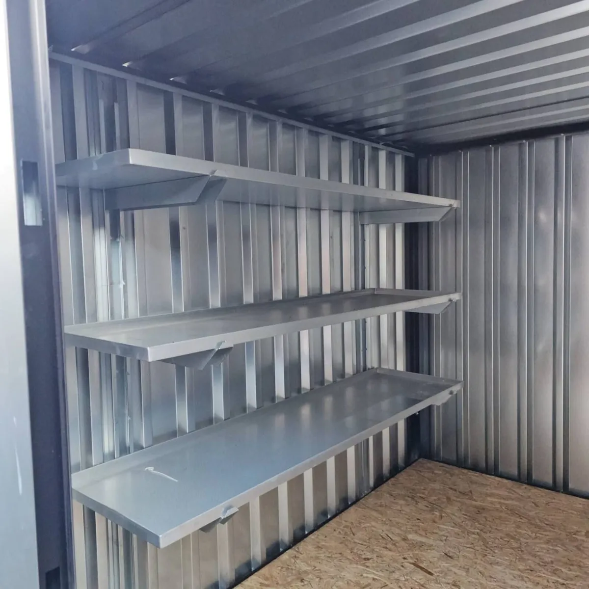 2m × 2m (6.6ft × 6.6ft) CUBE Heavy Duty Steel Shed - Image 2