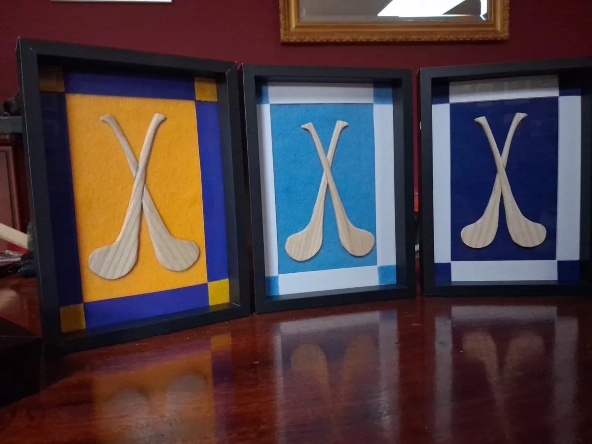 Handmade framed hurls - Image 2