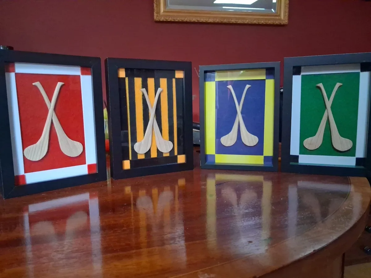 Handmade framed hurls - Image 3