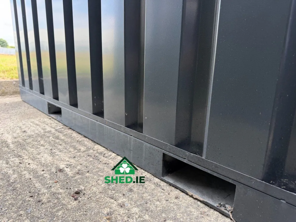 2m × 3m (6.6ft × 9.8ft) CUBE Heavy Duty Steel Shed - Image 2