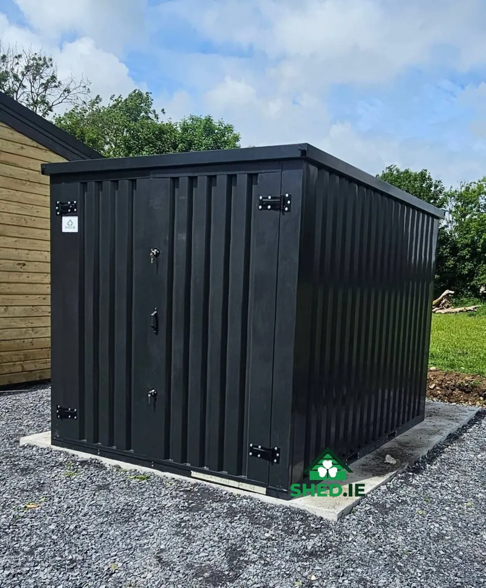 2m × 3m (6.6ft × 9.8ft) CUBE Heavy Duty Steel Shed - Image 3