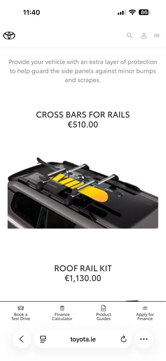 Toyota Land Cruiser Cross Bars - Image 4