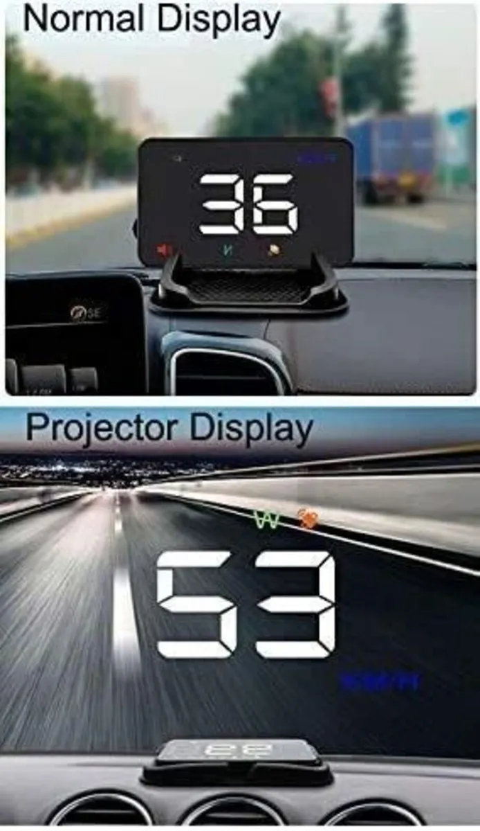 GPS Speed Display Large Font Windshield Tracker - Image 4