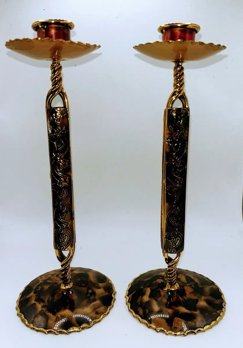 Vintage candle holders - Image 2