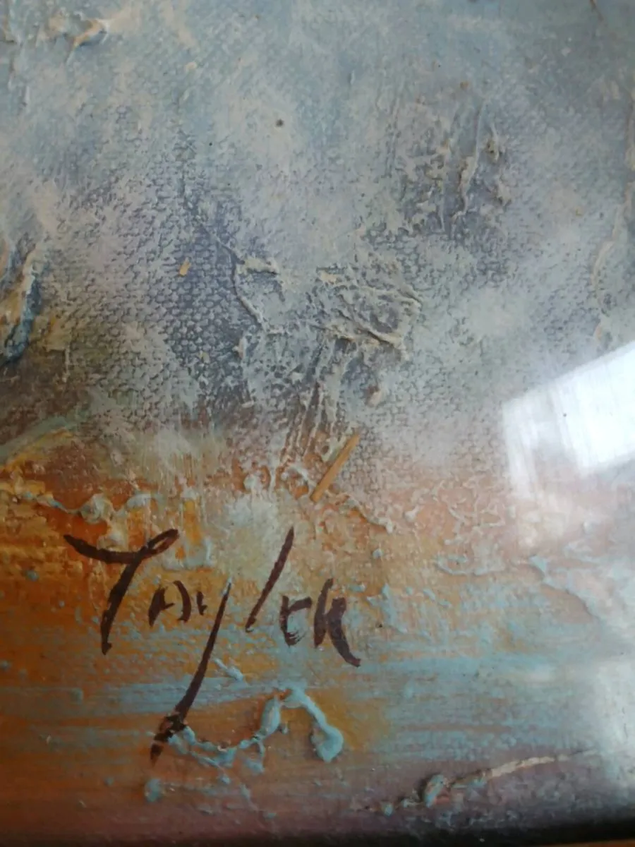 UNIQUE"TAYLOR"OIL ON CANVAS - Image 4