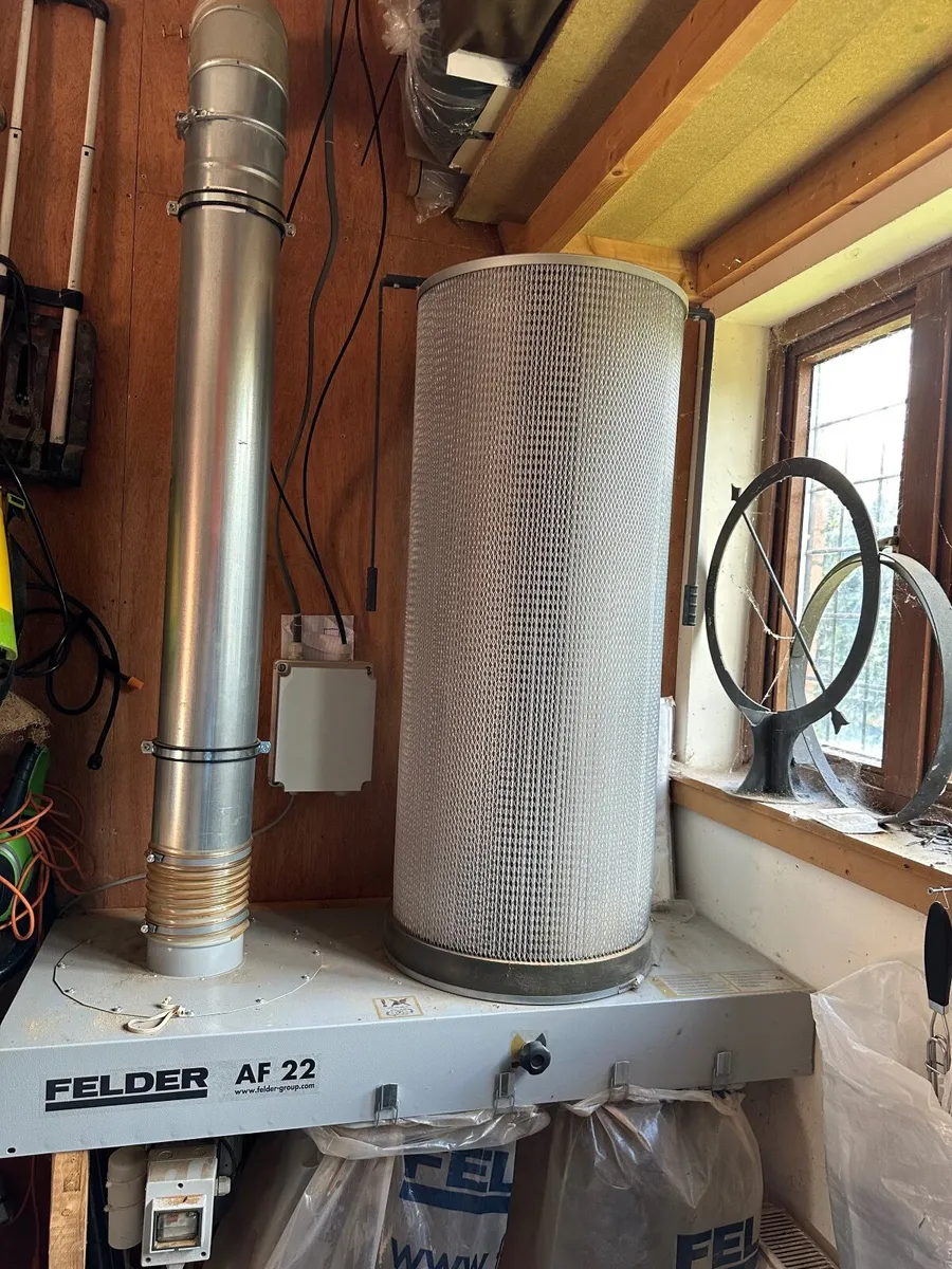 Felder AF22 Dust Extractor + Full Ducting System - Image 4