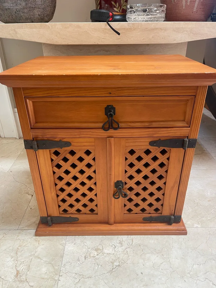 Lovely Wooden Locker - Bedside Table - Nightstand