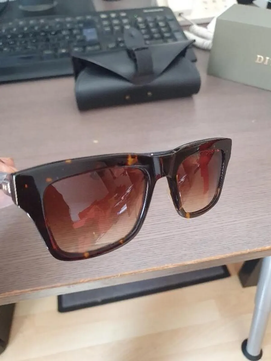 New DITA Wasserman Sunglasses DTS700 A 02 Tortoise Antique Silver Original Receipt Included - Image 2