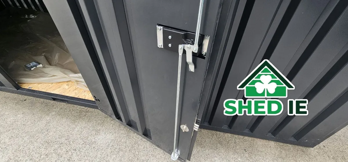 2m×6m (6.6ft × 19.7ft) CUBE Heavy Duty Steel Shed - Image 3