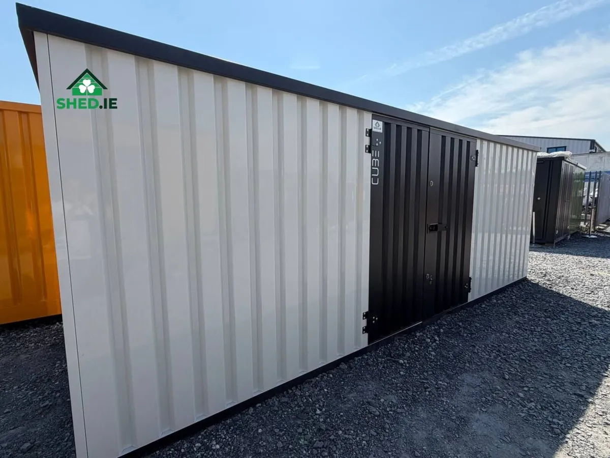 2m×6m (6.6ft × 19.7ft) CUBE Heavy Duty Steel Shed - Image 4