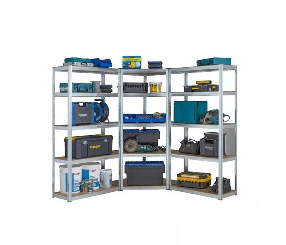 5 Tier Corner Shelving Racking Kits - Image 1