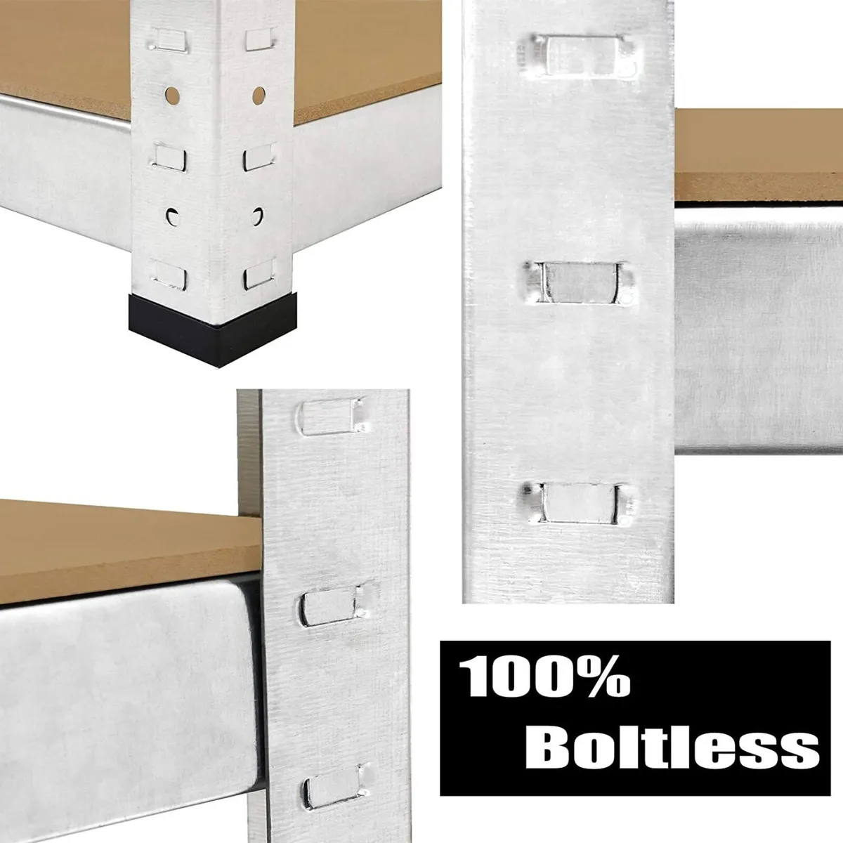 New 5 Tier Shelving Corner Kits Sheds Garages - Image 4
