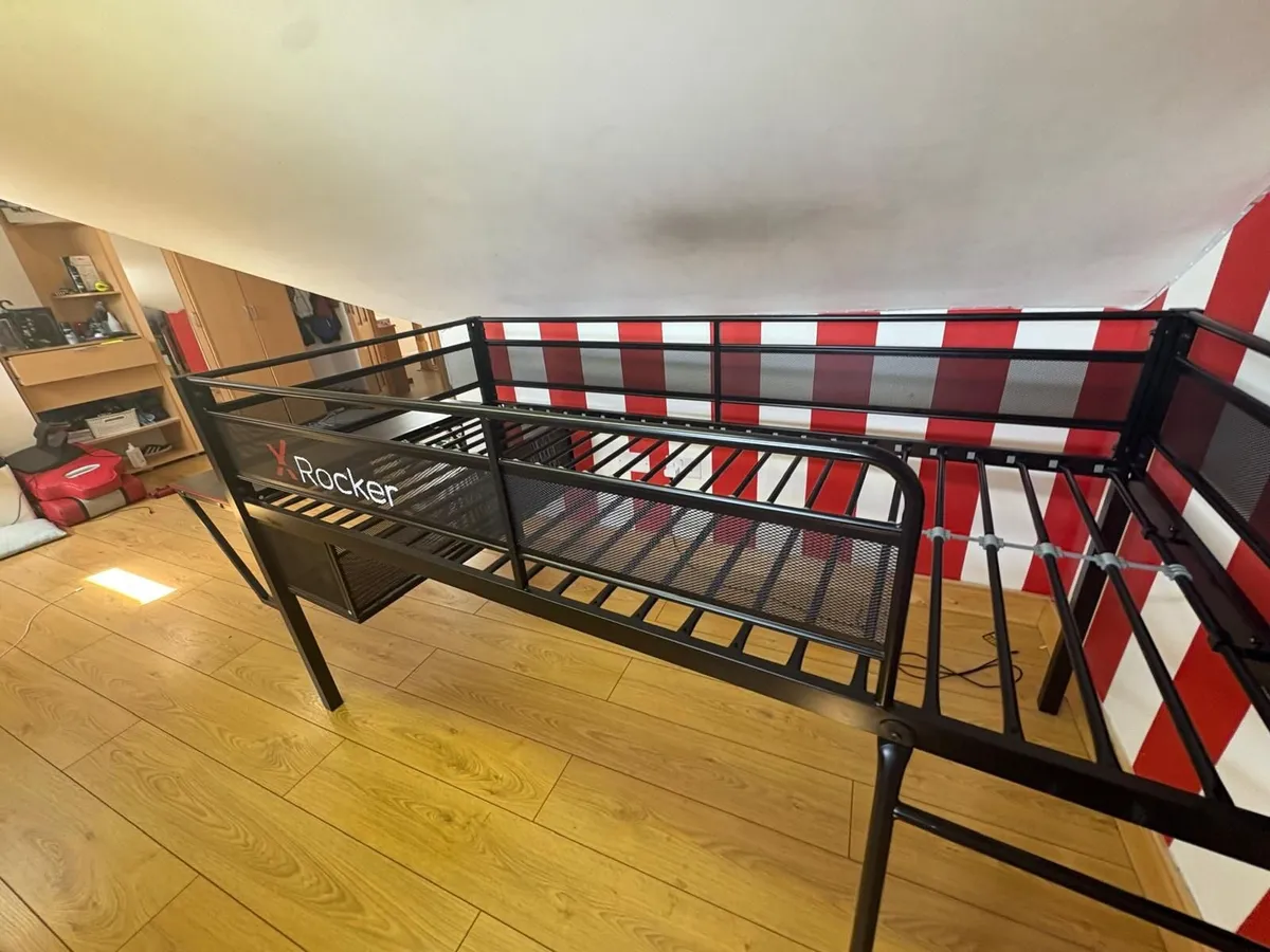 Xrocker Mid sleeper  Gaming Bunk Bed with Desk - Image 1