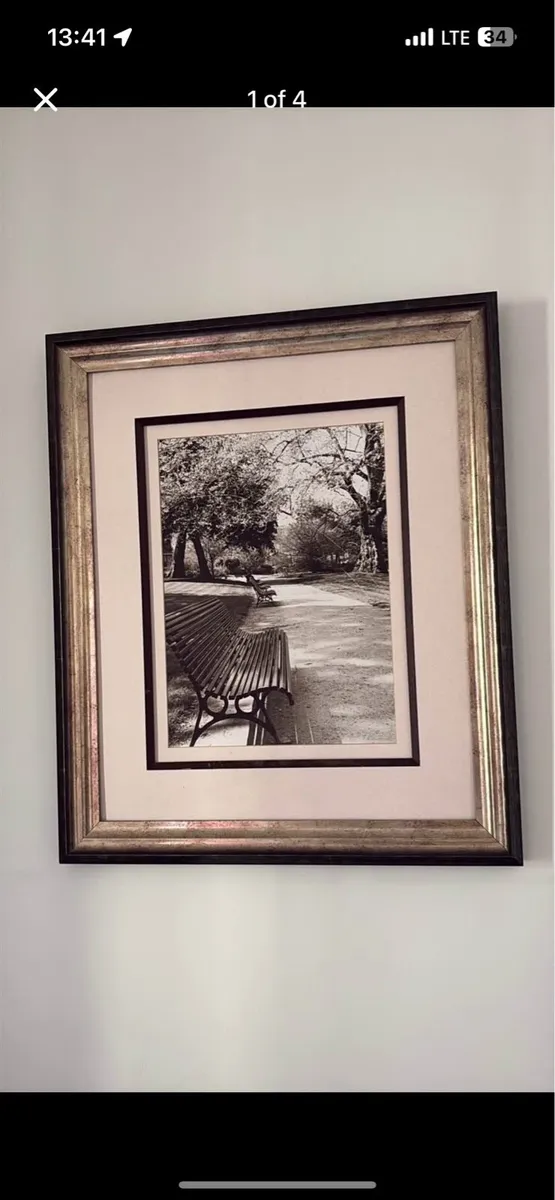 Large picture Bautifully framed  21 x 25 inche - Image 3