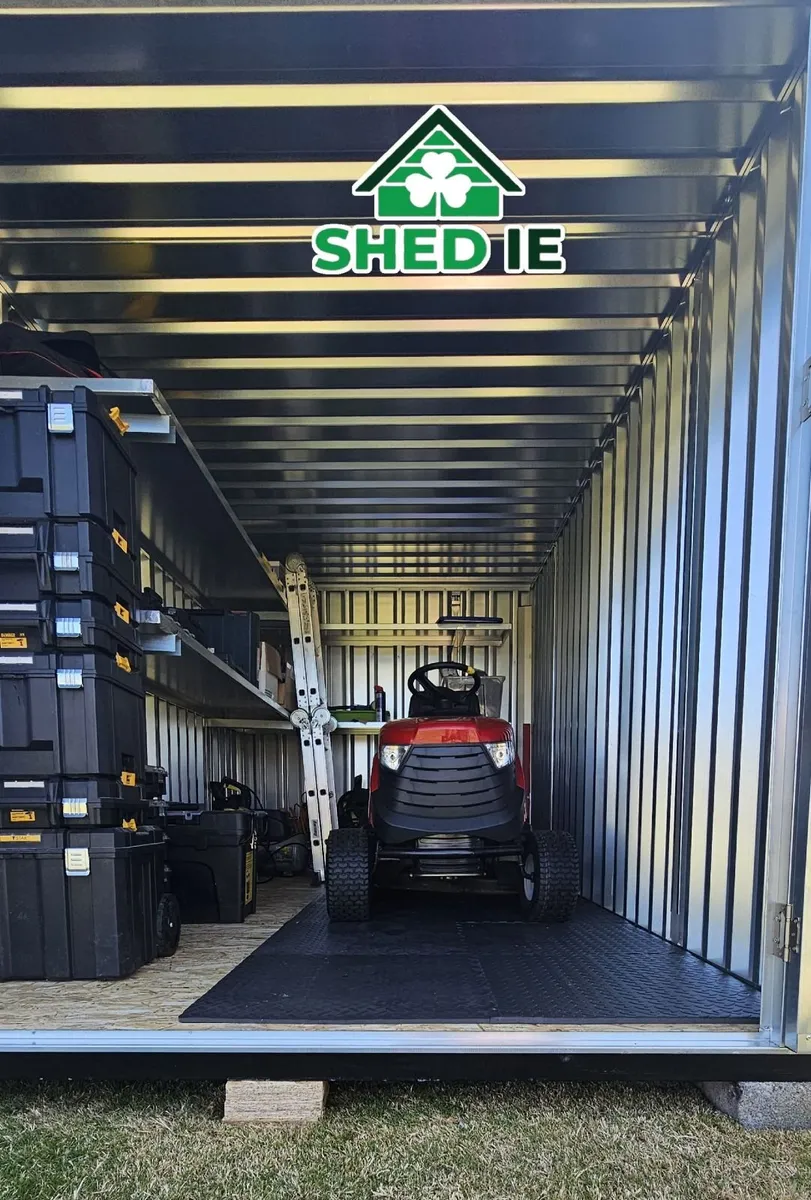 2m×4m (6.6ft × 13.1ft) CUBE Heavy Duty Steel Shed - Image 4