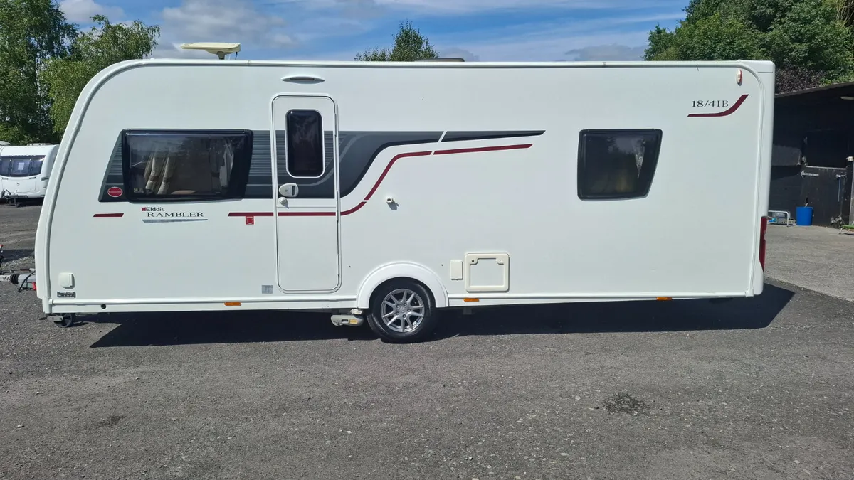 Elddis Rambler 554 End Bedroom - Image 1