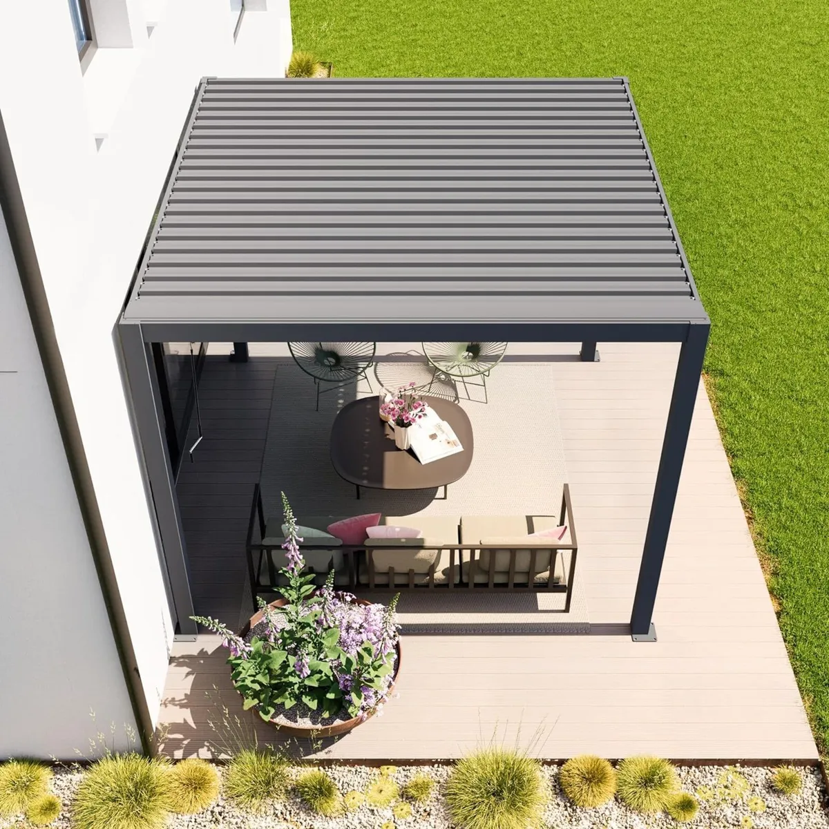 PERGOLA WITH SLATTED ROOF ...FREE DELIVERY - Image 4