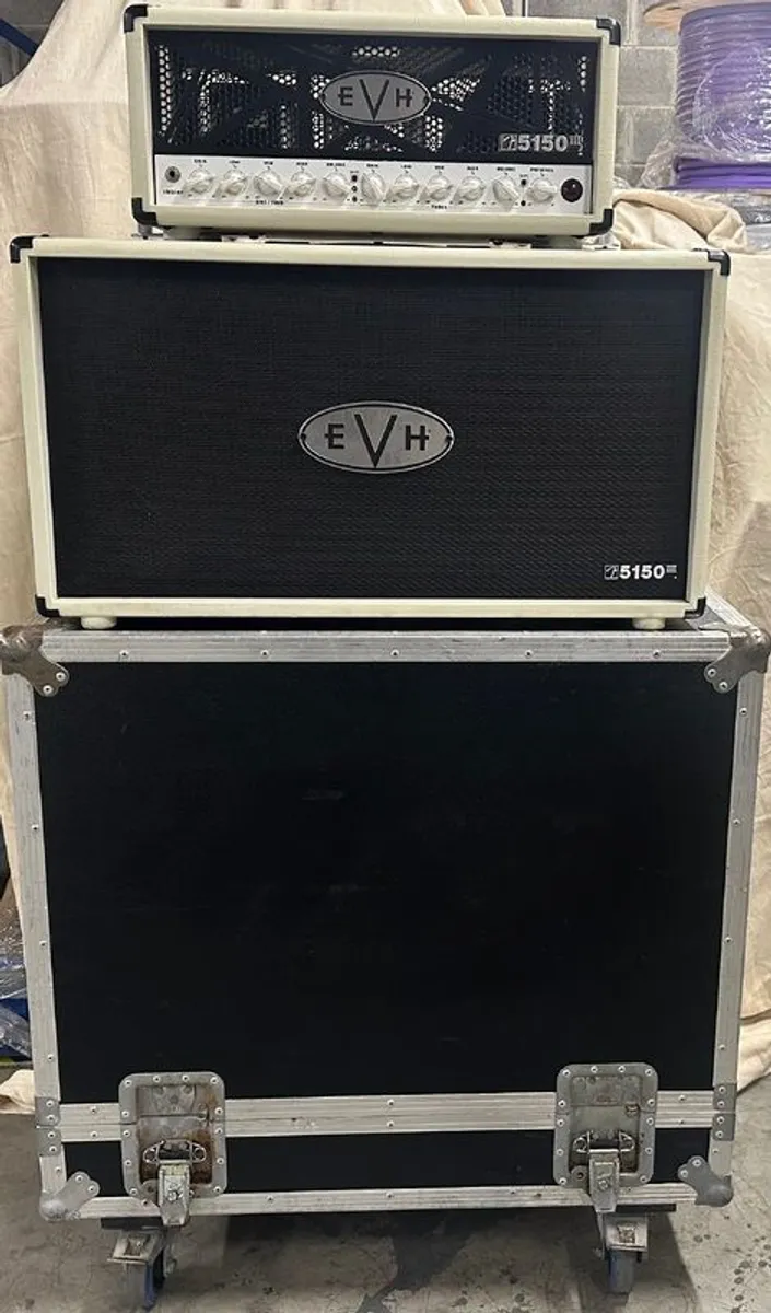 EVH 5150III 50W Tube Head + 2x12 Cabinet + Flight Case + Footswitch - Image 1