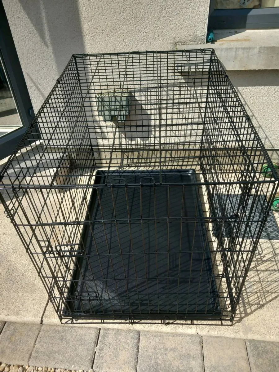 Extra large dog travel crate. - Image 1