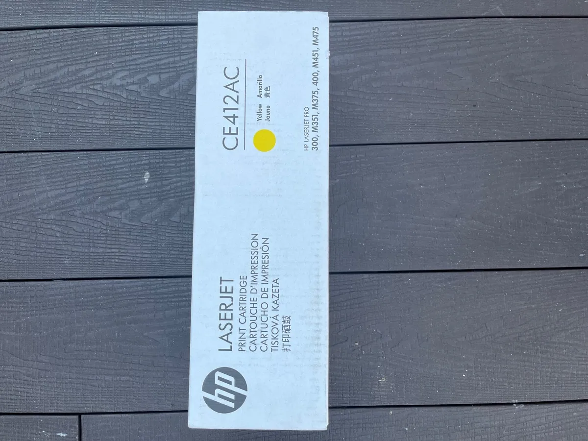 HP CE412AC Yellow Ink Toner - Image 4