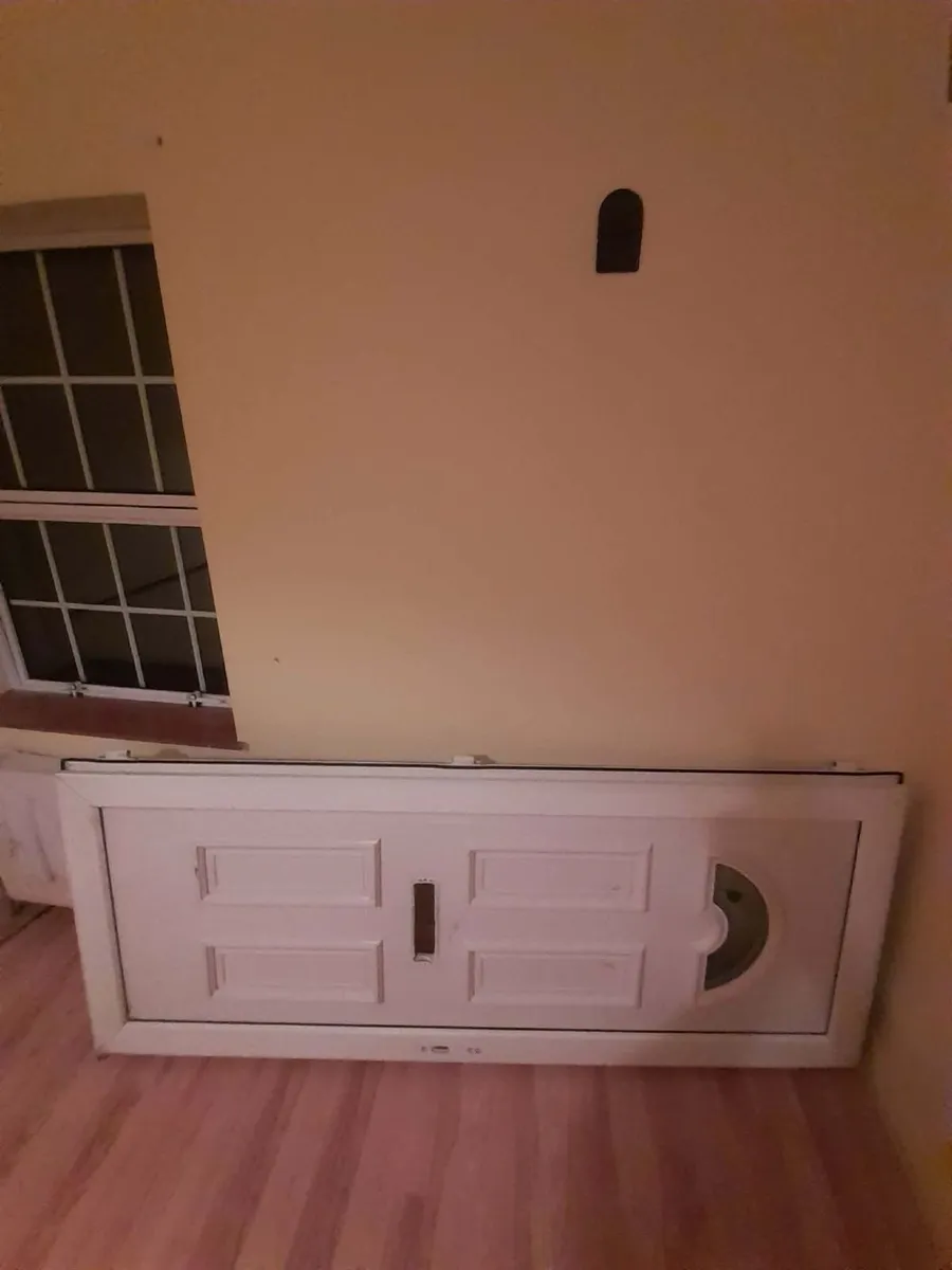 double blazing door and frame