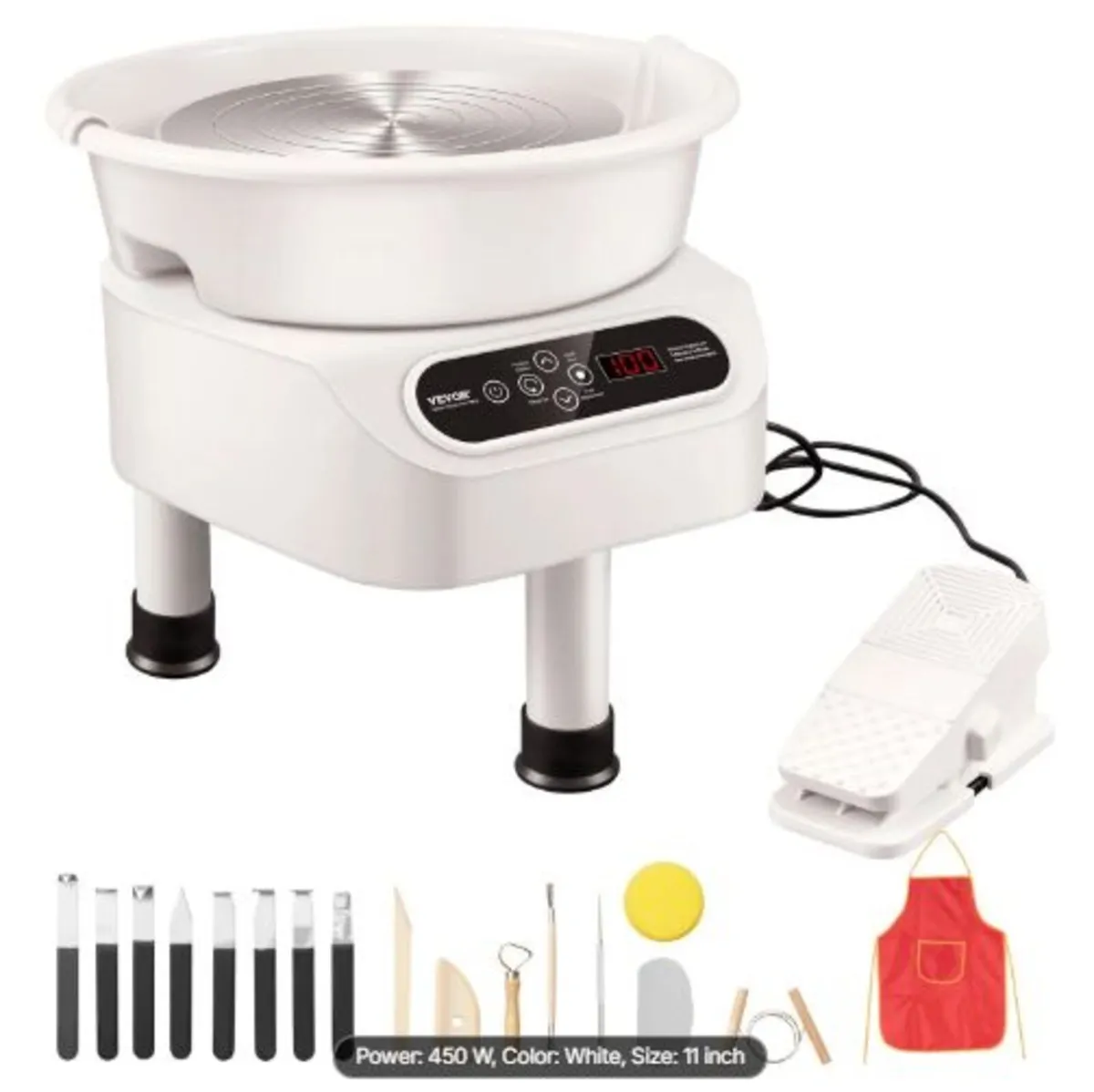 Pottery Wheel 27.9 cm Ceramic Wheel Foot Pedal - Image 1