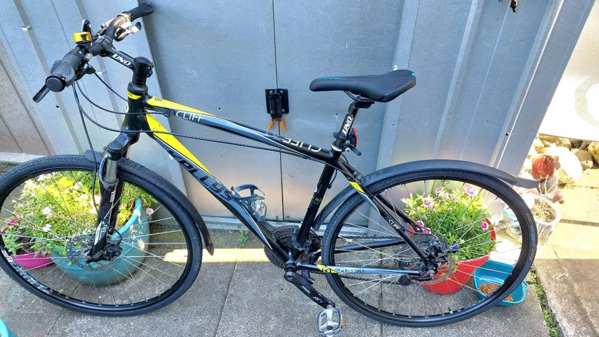 Kelly's Cliff 70 Hybrid Bike Hydraulic Disc Brakes - Image 1