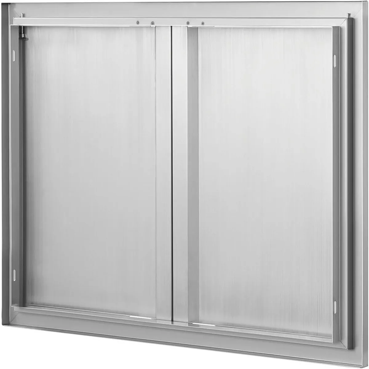 79x61cm Stainless Steel BBQ Access Door - Image 4