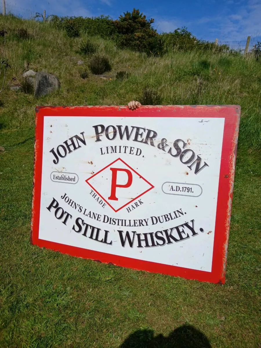 Extra Large Powers Tin Sign - Image 2