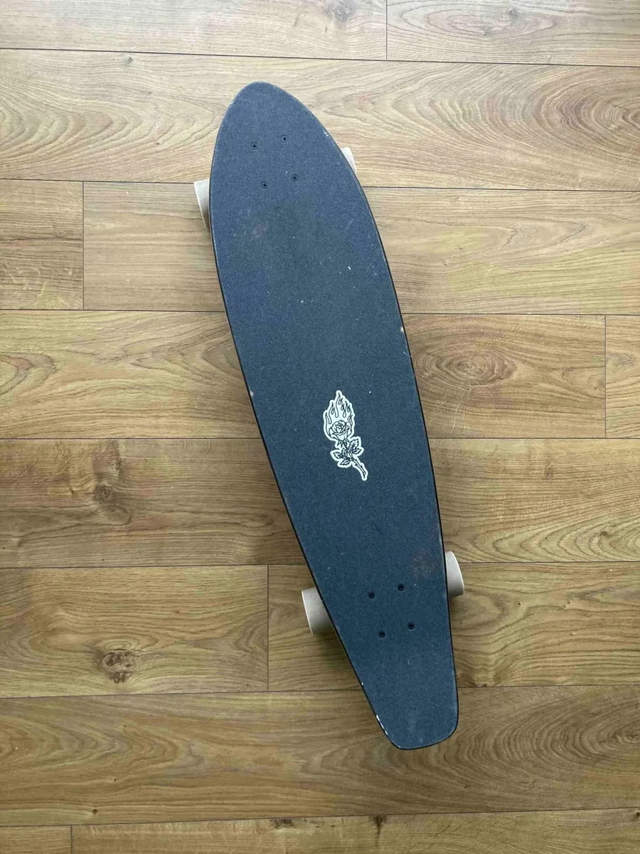 Skateboard - Complete Longboard – Black Rose - Image 1