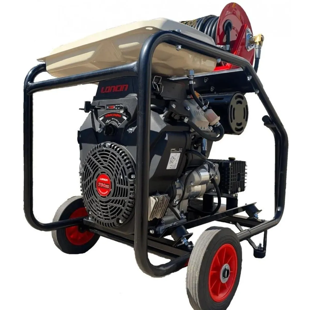 Loncin Petrol Power Washer with Key Start 1764cc - Image 1