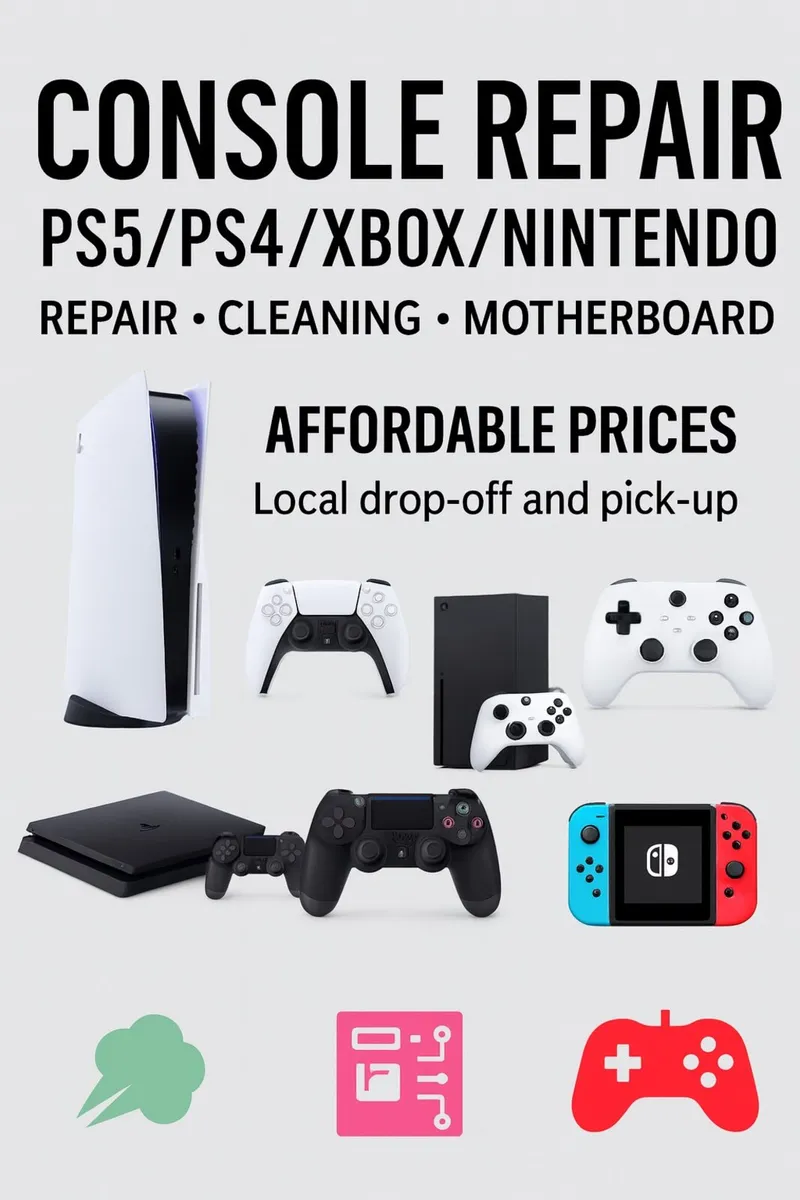 Game console and joystick repair - Image 1